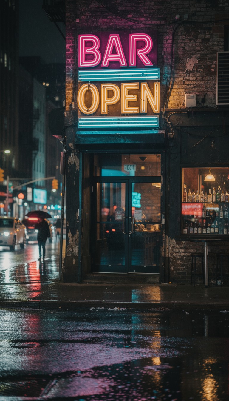 Free Neon Bar Nights Image - Neon, Bar, Sign | Download at StockCake