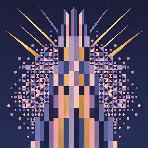 Download Geometric Twilight Tower Image - Geometric, Abstract ...