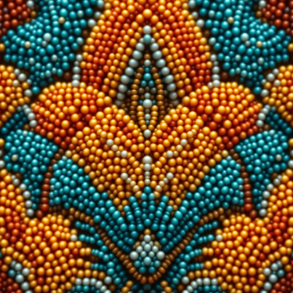Free Beaded African Pattern Image - Beadwork, African, Pattern ...