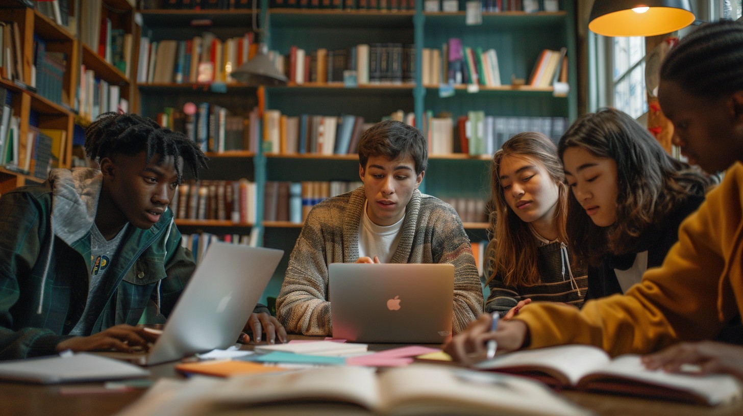 Group Study Live Free Group Study Session Image - Students, Library, Studying | Download ...