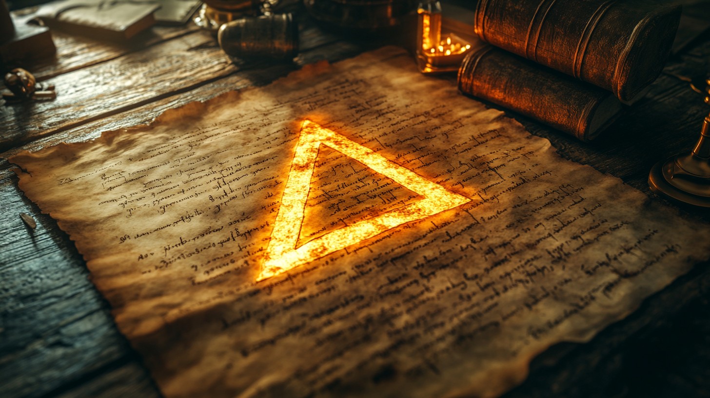 Free Mystical glowing triangle Image - Mystical, Glowing, Triangle ...