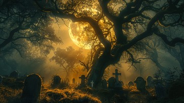 Free Moonlit cemetery scene Image - Moonlit, Cemetery, Eerie | Download ...