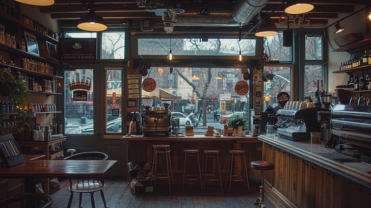 Cozy coffee shops near me