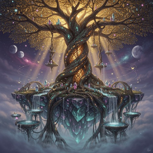 Free Mystical Tree Illumination Image - Tree, Mystical, Fantasy ...