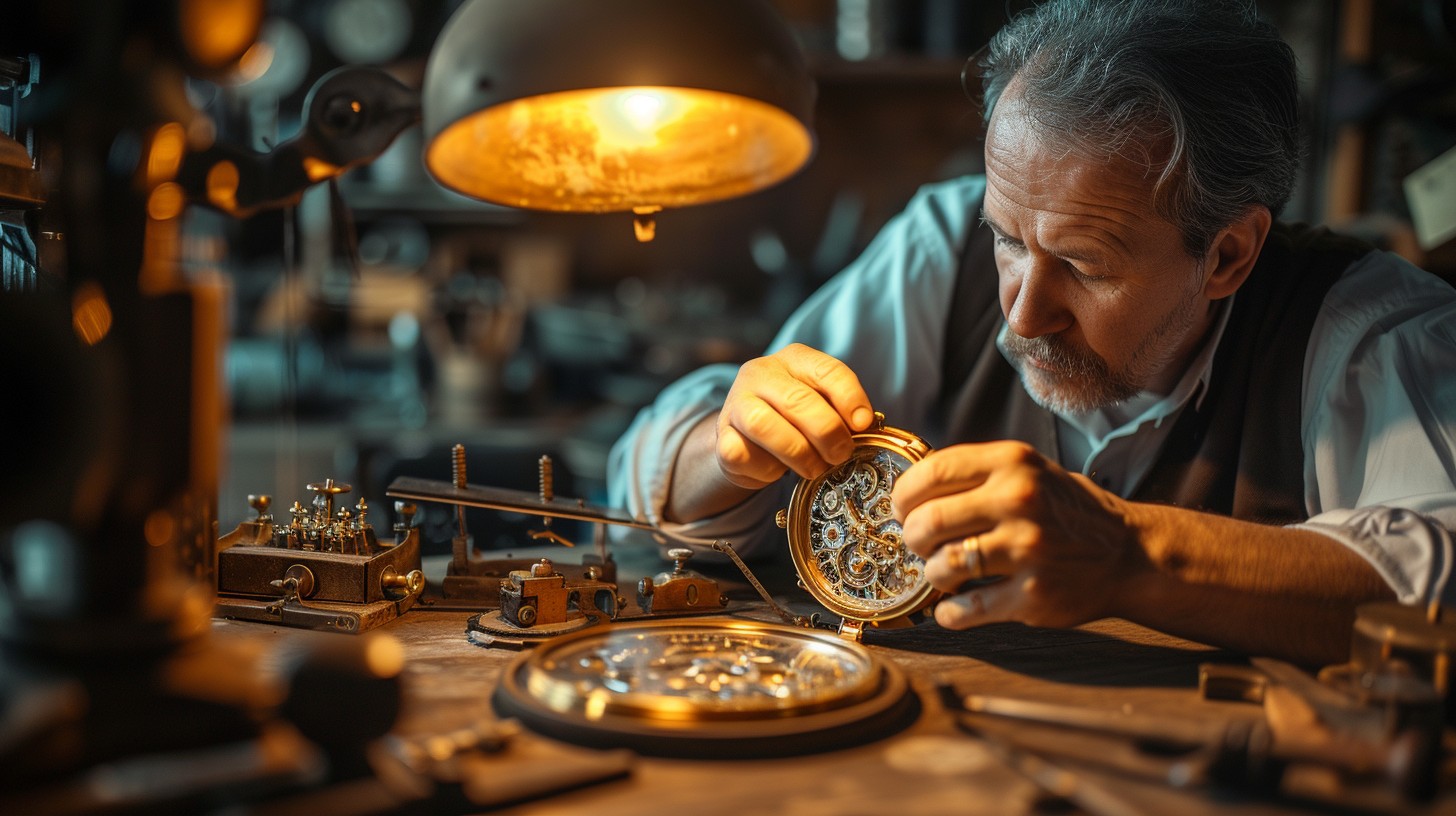 Free Watchmaker at Work Image - Watchmaker, Craftsmanship, Precision ...