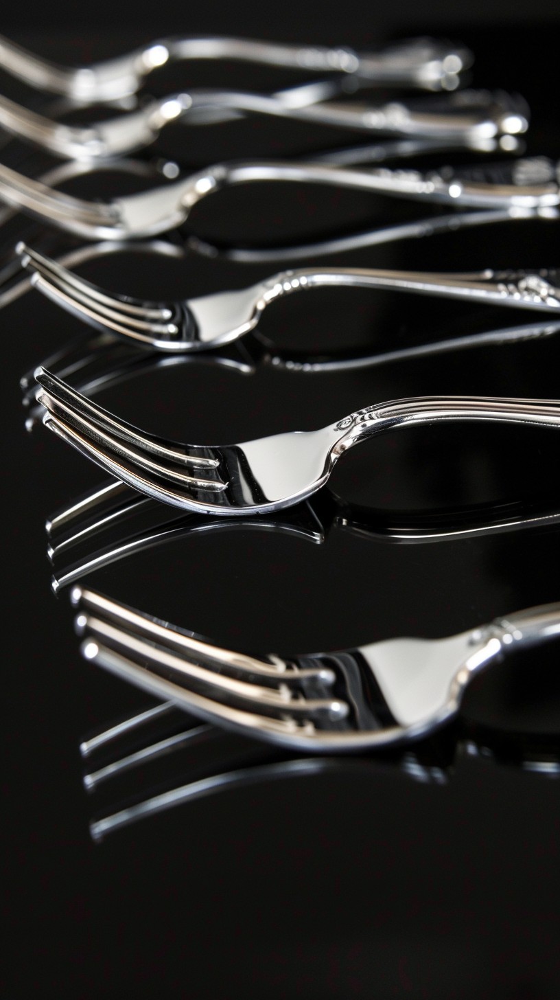 Free Silverware Artistic Arrangement Image - Silverware, Cutlery, Forks ...