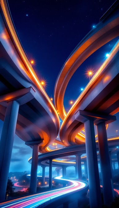 Free Soaring Highway Symphony Image - Highway, Interchange ...