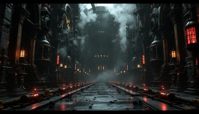 Free Gothic Machine Cathedral Image - Gothic, Industrial, Steampunk ...