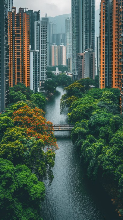 Urban Rivers Photography Free Urban River View Image - Urban, River, High-rise | Download at ...