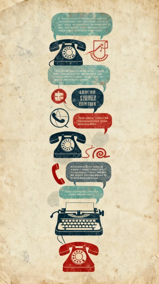 Free Vintage Communication Icons Image | Download at StockCake