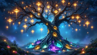 Free Luminous Dream Tree Image - Tree, Fantasy, Magic | Download at ...