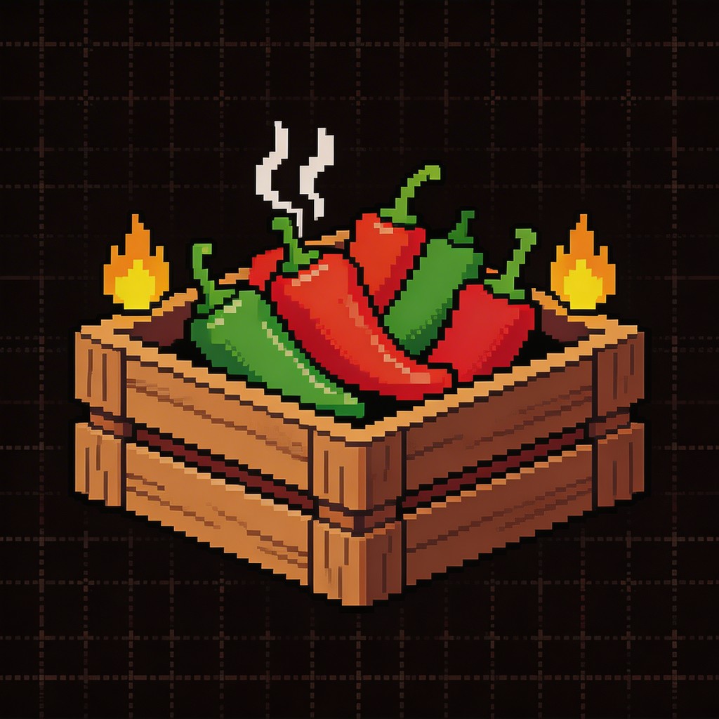 Free Spicy Pixel Peppers Image - Peppers, Chili, Spicy | Download at ...