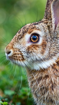 Eye103 Rabbit Free Amber Rabbit Gaze Image - Rabbit, Bunny, Eye | Download at StockCake