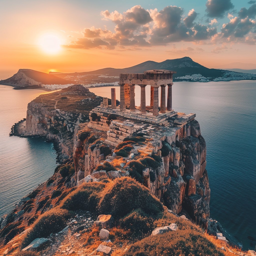 Free Ancient Sunset Ruins Image - Sunset, Ruins, Temple | Download at ...