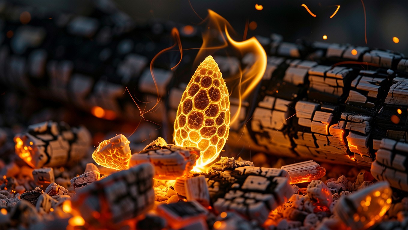 Free Golden Ember Glow Image - Fire, Flames, Ember | Download at StockCake
