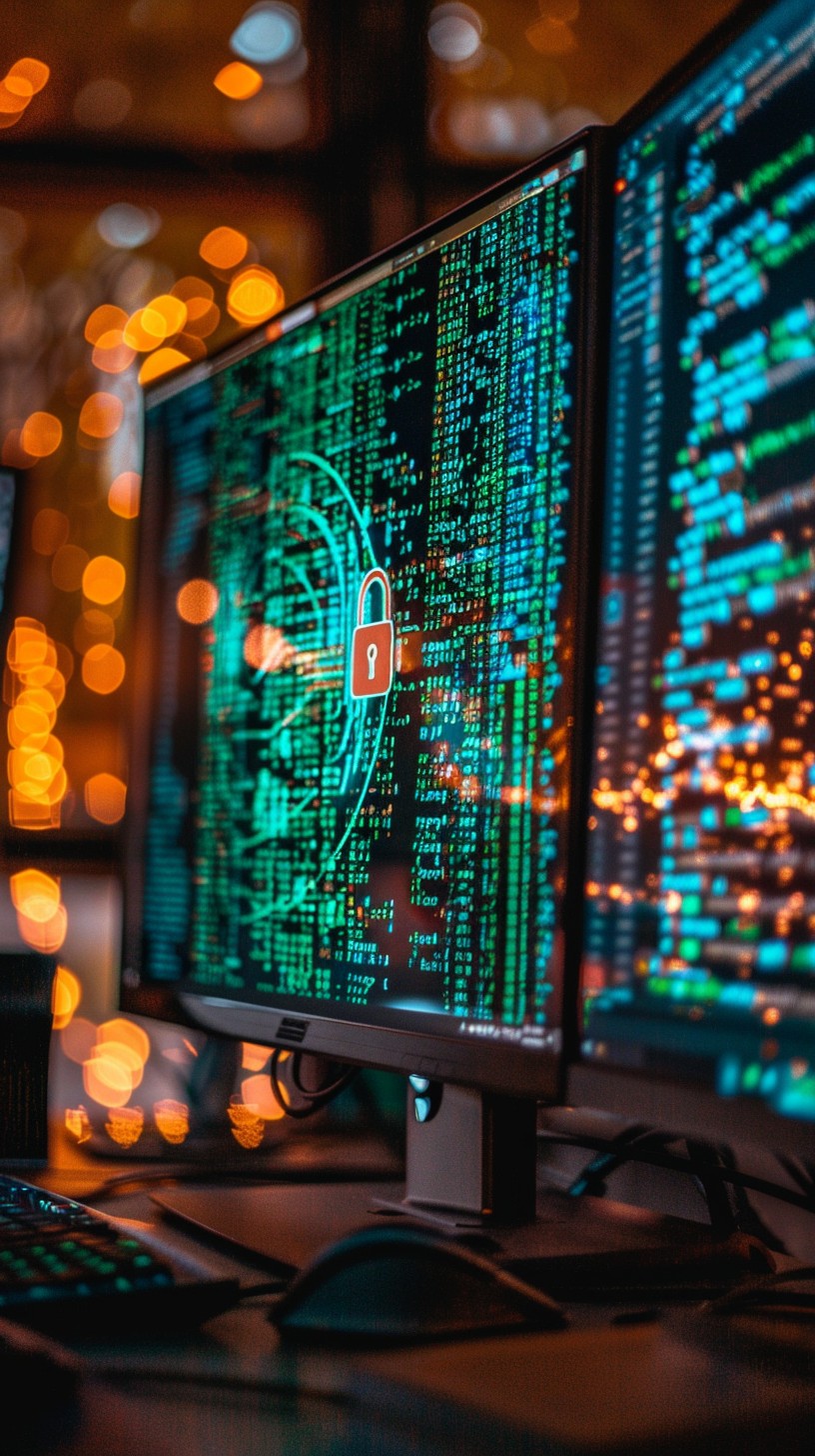 Free Cybersecurity In Action Image - Cybersecurity, Technology, Coding ...