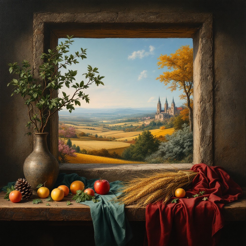 Free Seasonal Renaissance Window Image - Renaissance, Seasons, Window ...