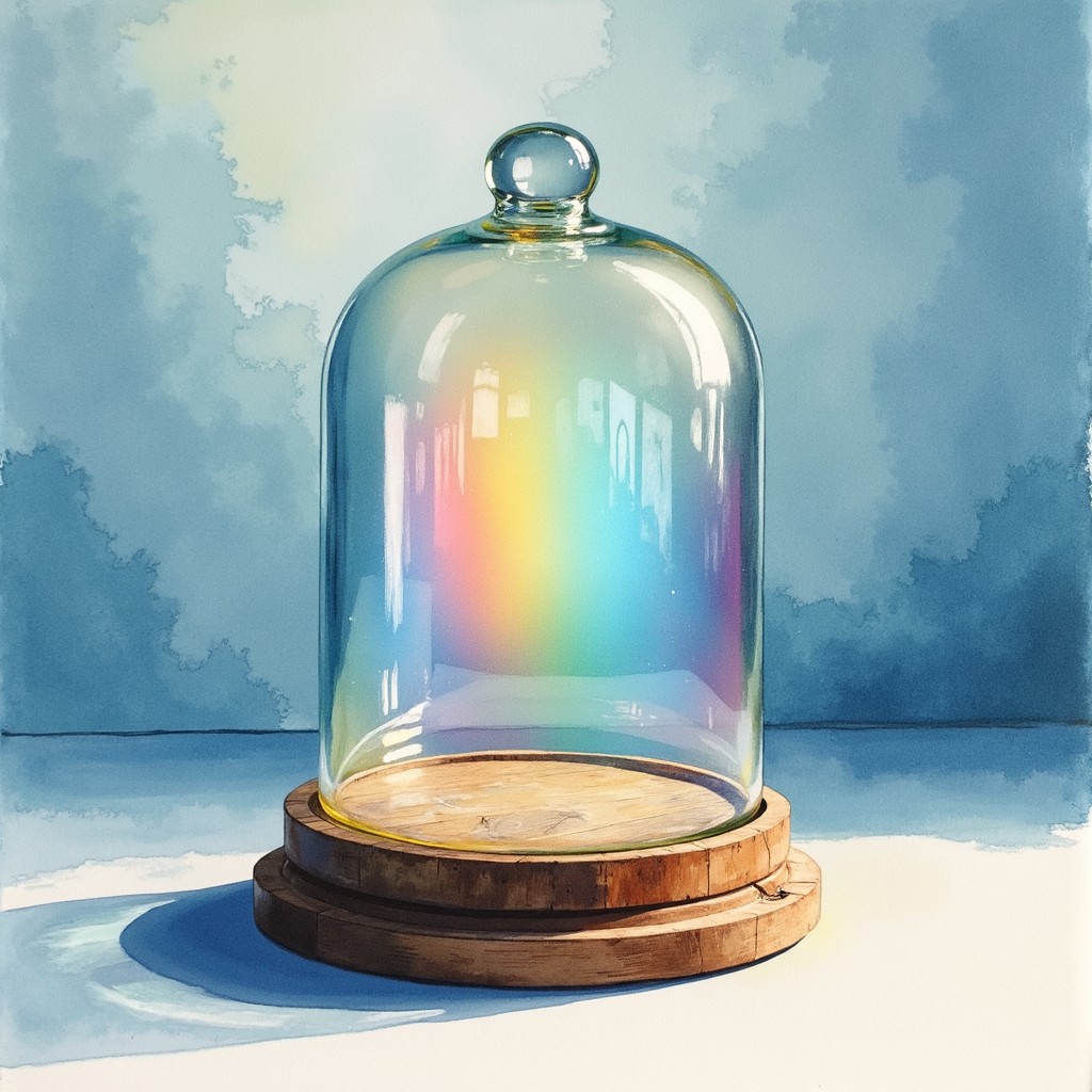 Free Prismatic Bell Jar Image - Watercolor, Belljar, Rainbow | Download ...