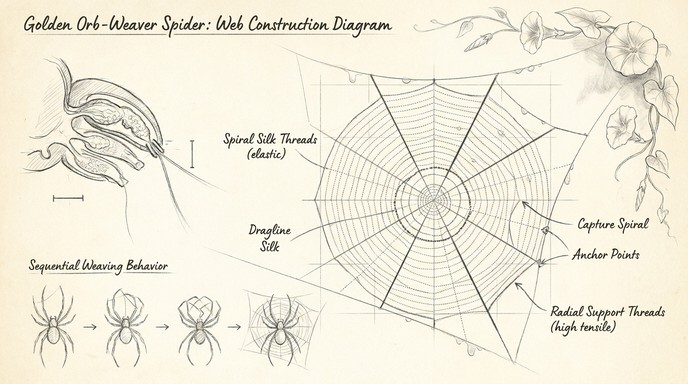 Download Spider Web Diagram Image - Spider, Web, Graphite | StockCake