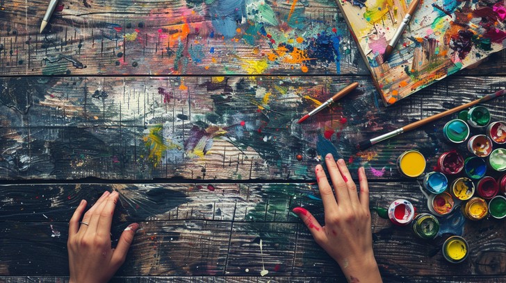 Free Artistic Creation Process Image - Art, Creativity, Paint ...