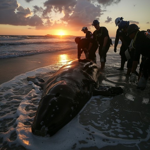 Free Rescue at Sunset Image - Rescue, Sunset, Whale | Download at StockCake