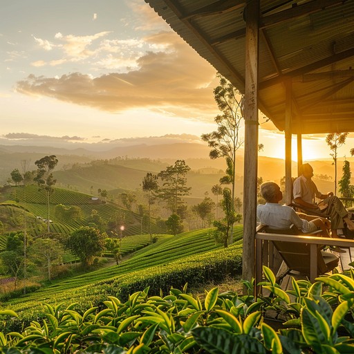 Tea Sunset Free Sunset Tea Time Image - Sunset, Tea, Fields | Download at StockCake