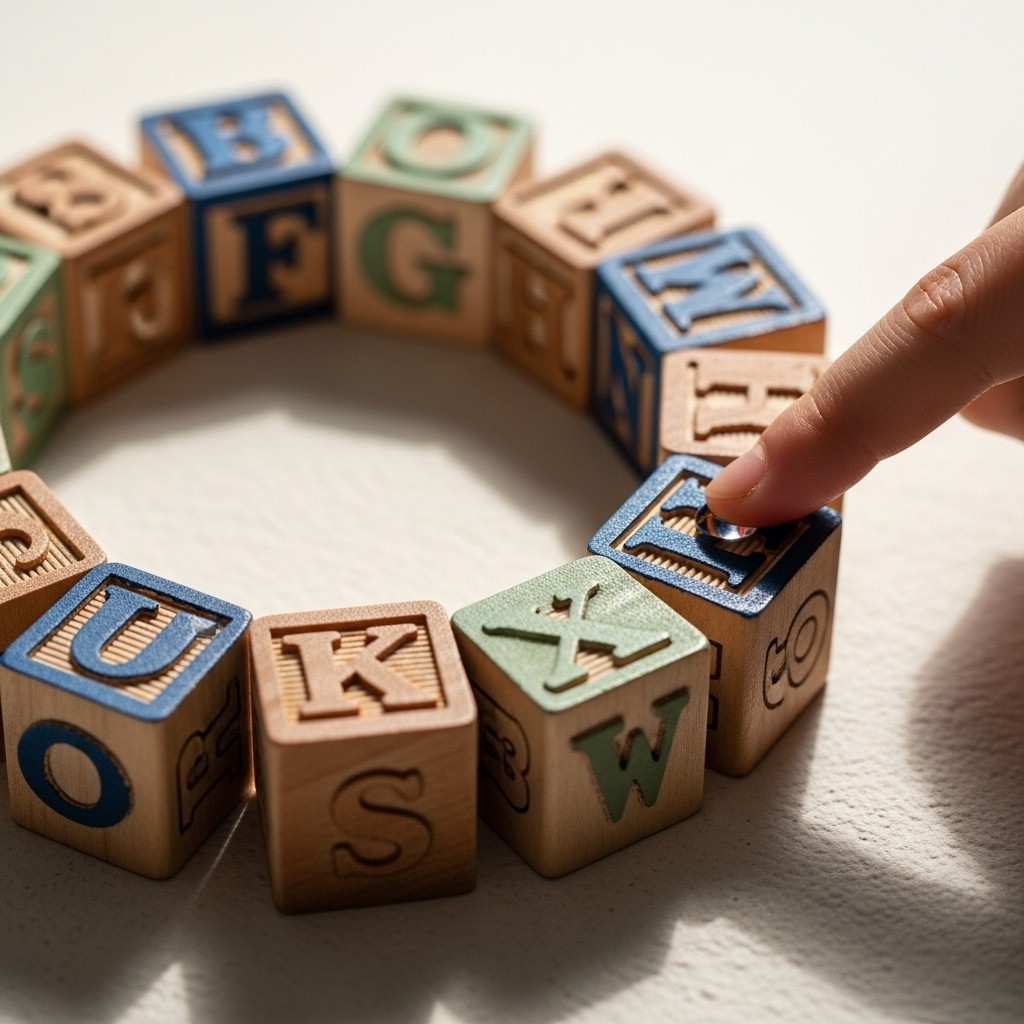 Free Alphabet Blocks Circle Image - Alphabet, Blocks, Wooden | Download ...