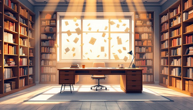 Free Literary Dream Space Image - Library, Workspace, Books | Download ...