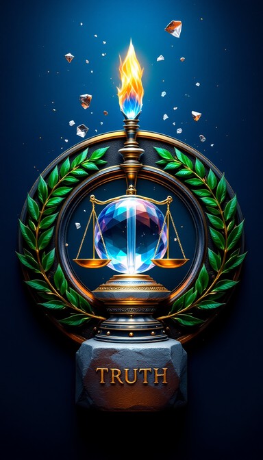 High Resolution Background Truth Free Truth Illuminates Justice Image - Truth, Justice, Emblem ...