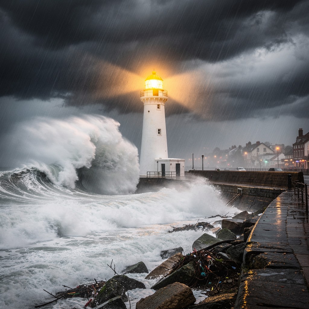 Free Lighthouse Battles Storm Image - Lighthouse, Hurricane, Storm ...