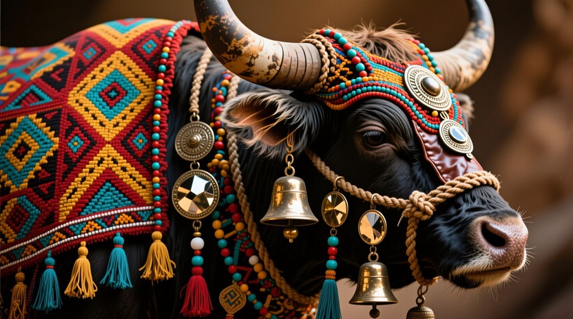 Pattern About Ox Free Ceremonial Ox Decoration Image - Ox, Bull, Ceremonial | Download ...