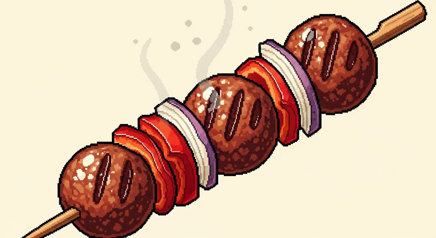 Free Pixel Meatball Kebab Image - Kebab, Meatball, Pixel | Download at ...