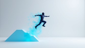 Free Dynamic Blue Leap Image - Jump, Leap, Blue | Download at StockCake