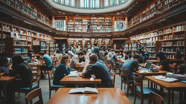Free Library Study Session Image - Library, Students, Studying ...