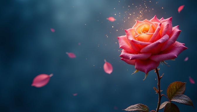 Free Enchanted Glowing Rose Image - Rose, Magical, Glowing | Download ...