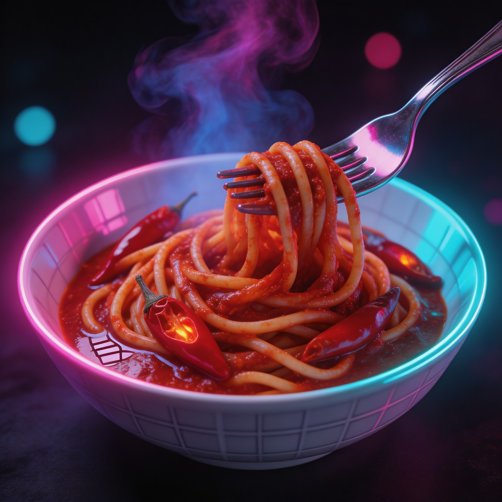 Free Cyberpunk Pasta Dreams Image - Cyberpunk, Pasta, Neon | Download ...