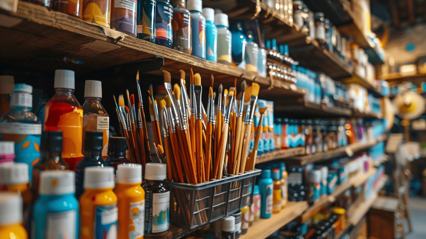 Free Art Supply Store Image - Art, Brushes, Paints | Download at StockCake