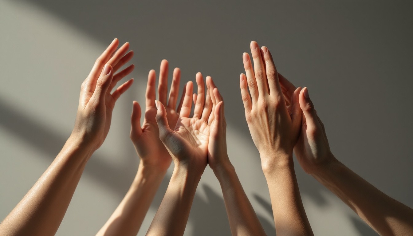 Free Hands reaching together Image - Hands, Reaching, Collaboration ...