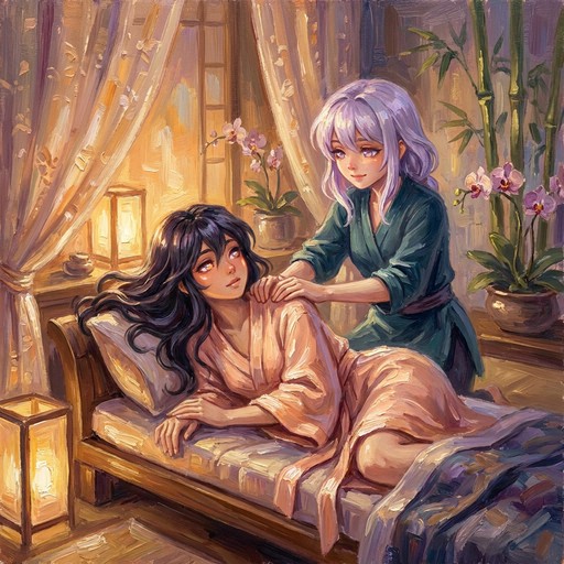 Spa Chibi Free Zen Wellness Moment Image - Pixel, Chibi, Anime | Download at ...