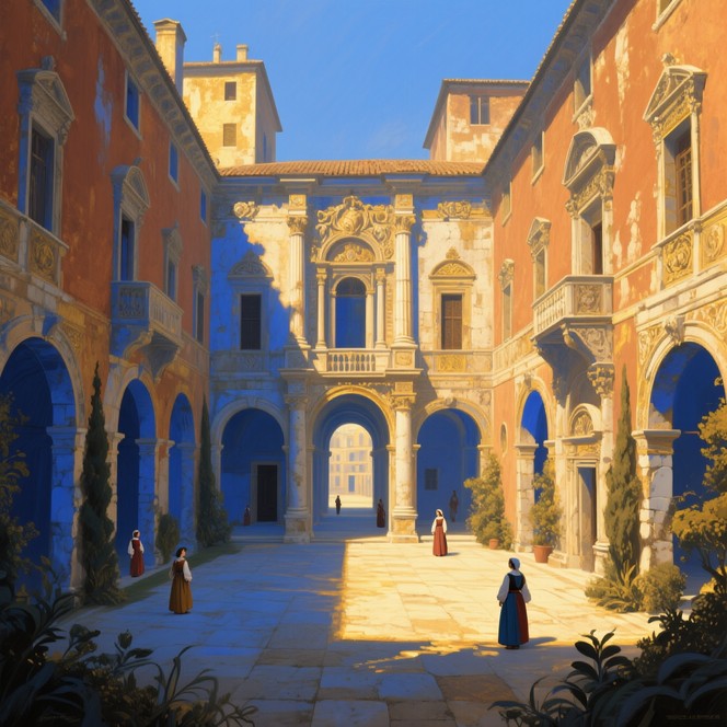 Free Timeless Italian Palazzo Image - Renaissance, Courtyard, Palazzo ...