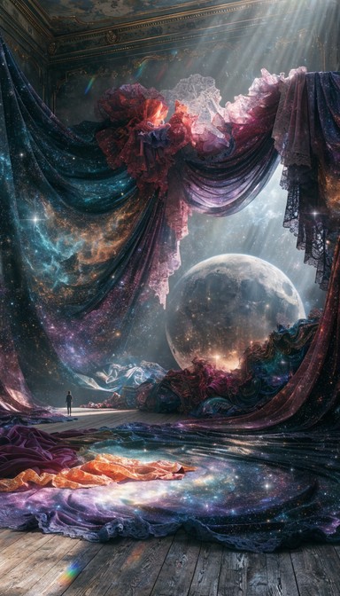 Free Cosmic Fabric Dreams Image - Cosmic, Surreal, Fabric | Download at ...