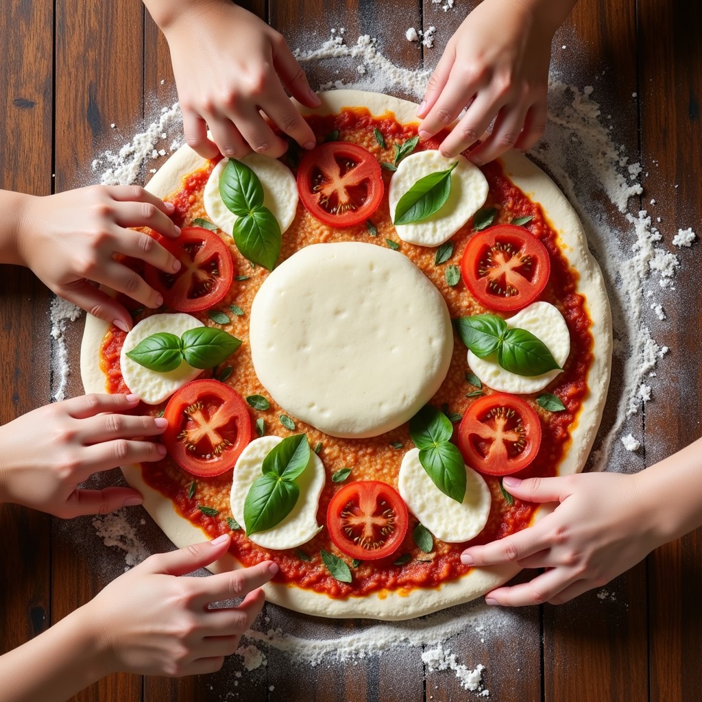 Free Collaborative Pizza Making Image - Pizza, Homemade, Cooking ...