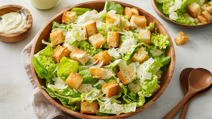 Free Caesar Salad Bowl Image - Salad, Caesar, Croutons | Download at ...