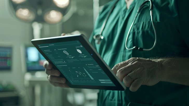 Download Doctor Using Tablet Image - Healthcare, Professional, Digital ...