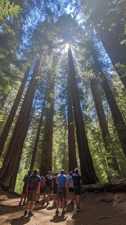 Adventure In Woods Free Forest Hiking Adventure Image - Forest, Hikers, Redwoods ...