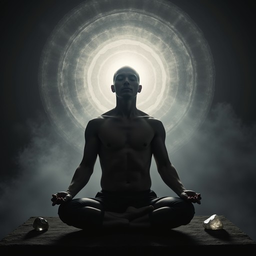 Meditator Radiating Light Free Meditation Through Light Image - Meditation, Silhouette, Minimal ...