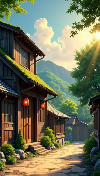 Free Sunlit Japanese Path Image - Countryside, Japanese, Rustic ...