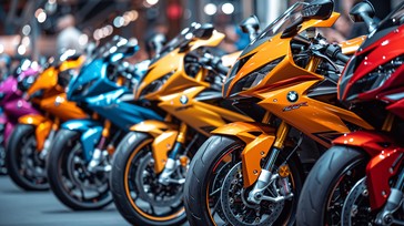Motorcycle Color Pallets Free Colorful motorcycles lined Image - Motorcycles, Colorful, Lined ...