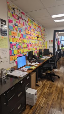 Free Colorful Office Space Image - Office, Colorful, Sticky Notes ...