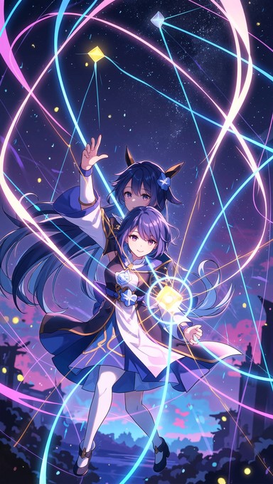 Anime Cut String Free Cosmic String Weaver Image - Magical, Anime, Strings | Download at ...
